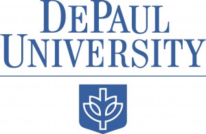 DePaul logo SECONDARY configuration (7462)